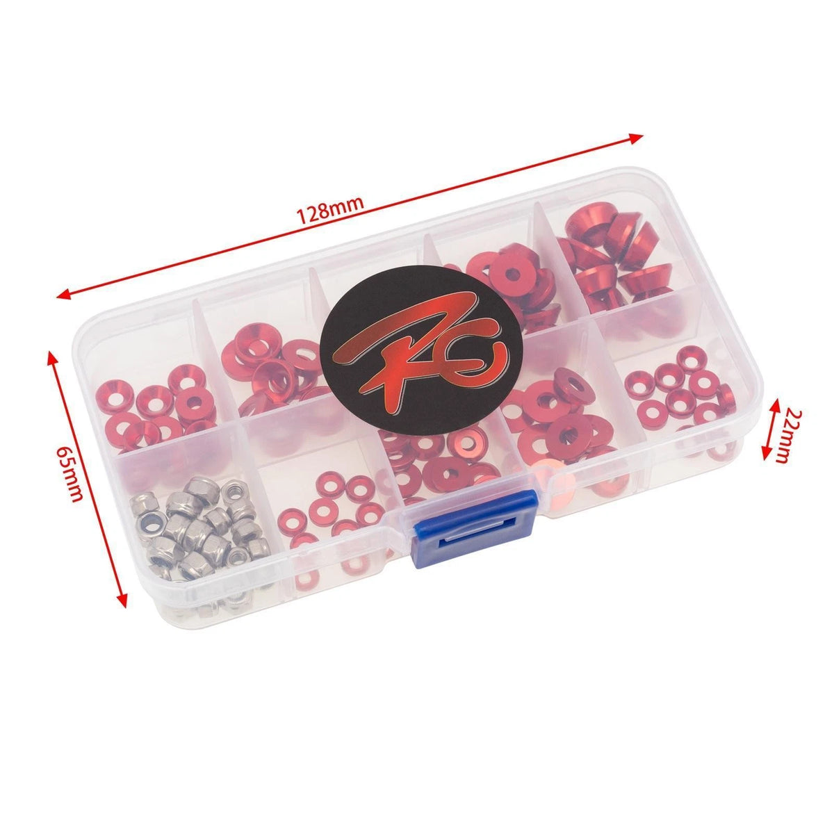 Set of 4 Aluminum Alloy Countersunk Round Head Screws for (M2.5 M3 M4)