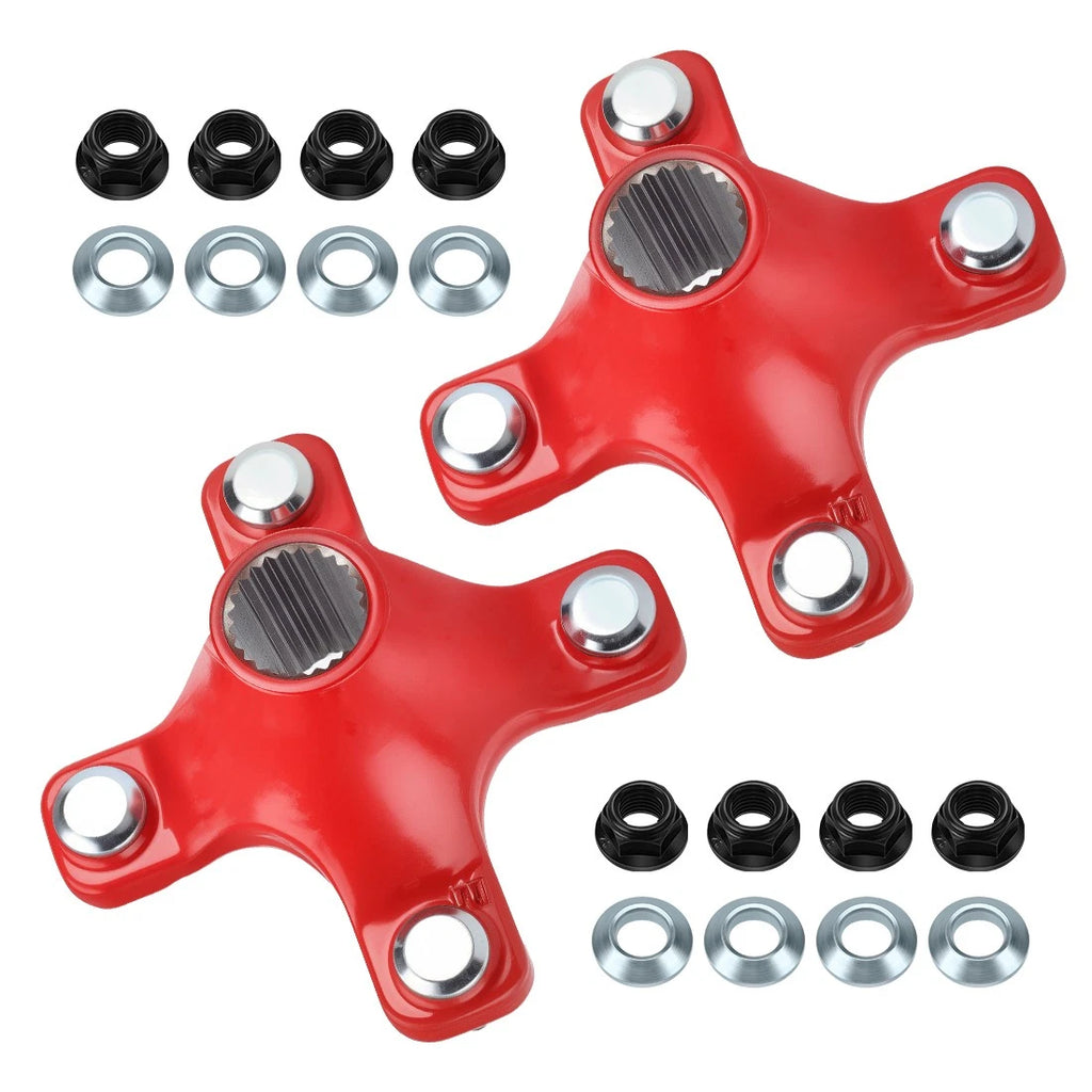 2 Rear Wheel Hubs w/Nuts for Honda FourTrax 250 TRX250X TRX300X TRX400X