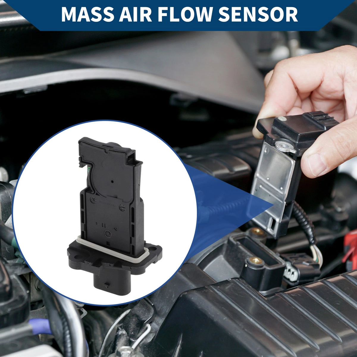Mass Air Flow Sensor for Ford Escape (2001–2007) No.JX6A12B579E