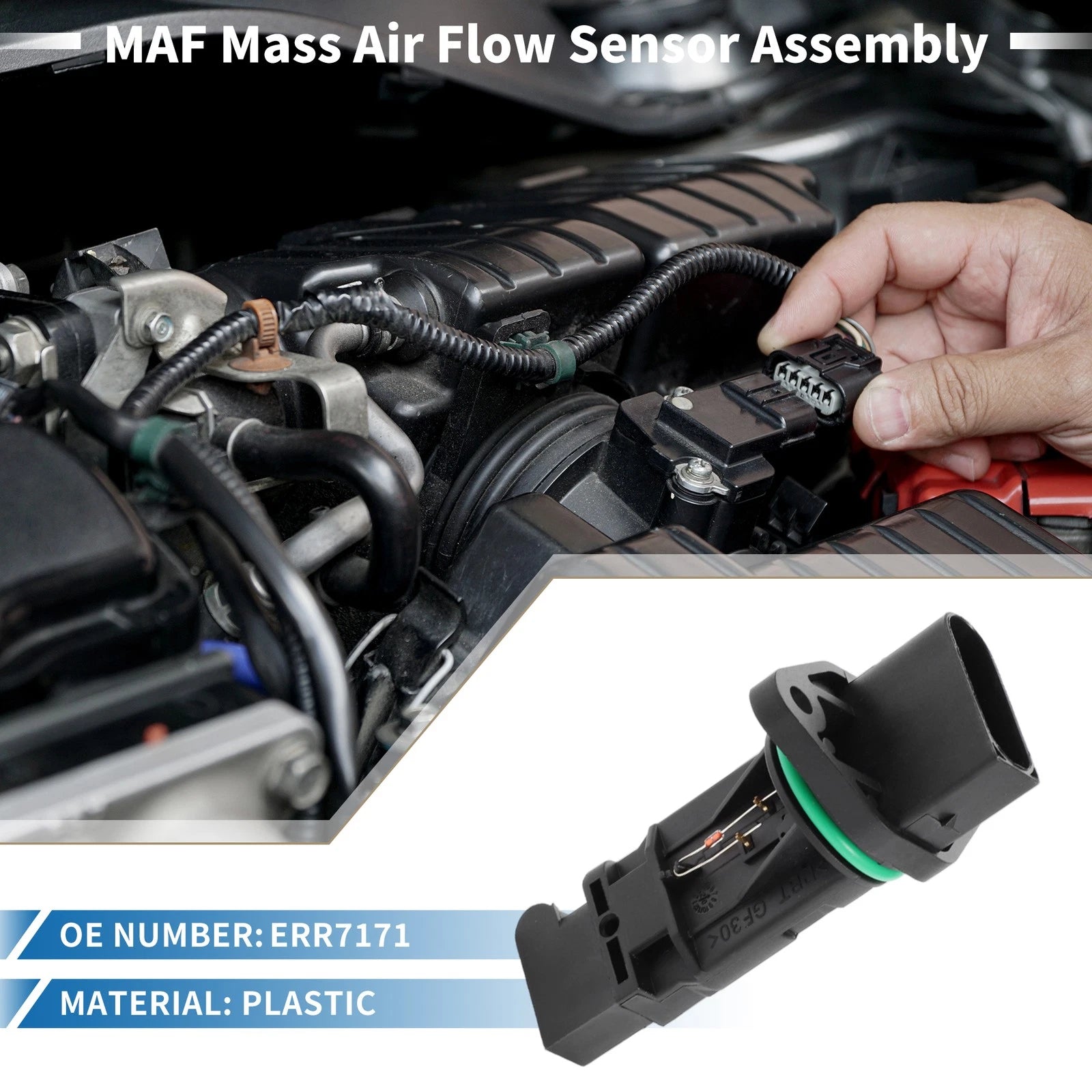 MAF Mass Air Flow Sensor Replacement for Volkswagen Jetta 2.0L (1999–2001)