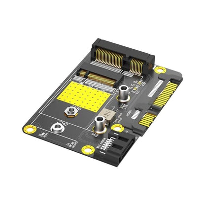 Dual Port SATA3 Converter for M.2 Key B 2230 2242 SSD (Storage Expansion)