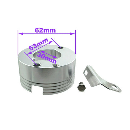 Air Filter with Silver Adapter for Predator 301cc 420cc (Go-Kart Minibike)