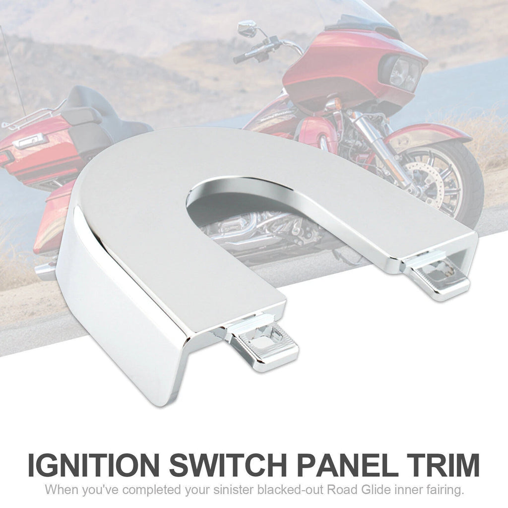 Aluminum Ignition Switch Panel Trim for Harley Touring Road Glide Special (2015–2022) T9