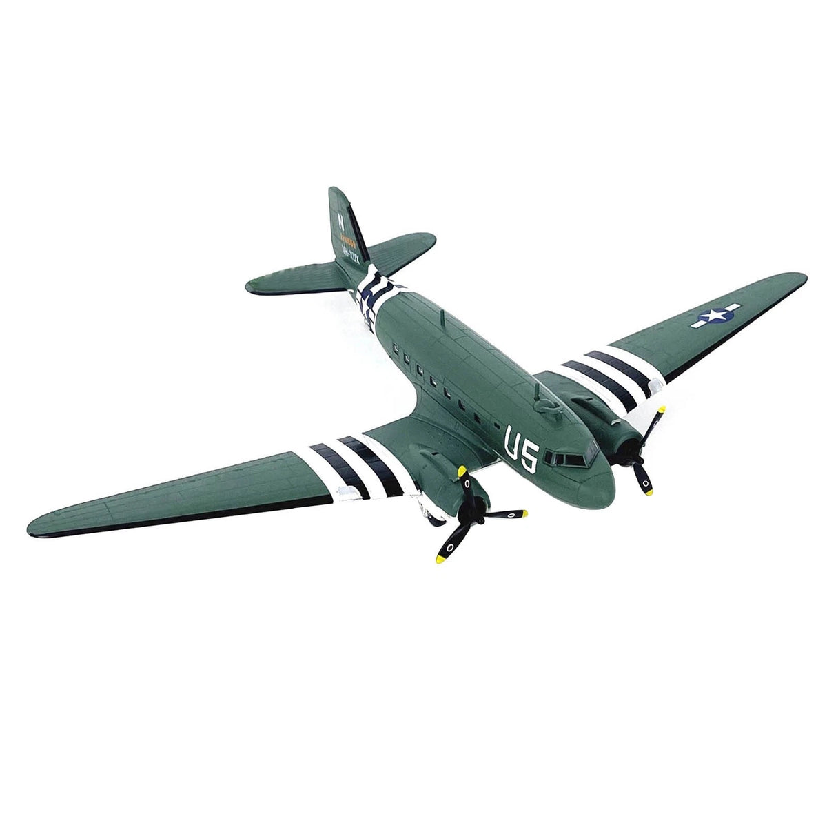 Diecast Alloy Model WWII USAAF Douglas C-47 Skytrain 1/100 Scale