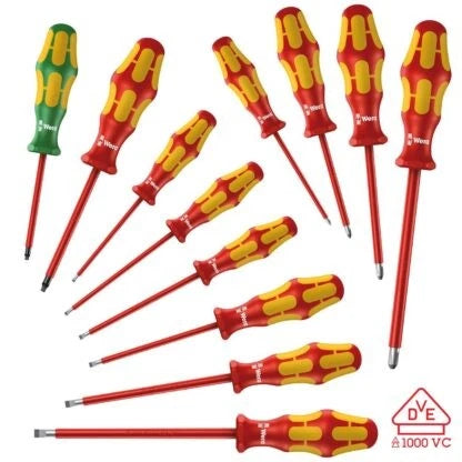 12-Piece Insulated Screwdriver Set for Wera 05347900001