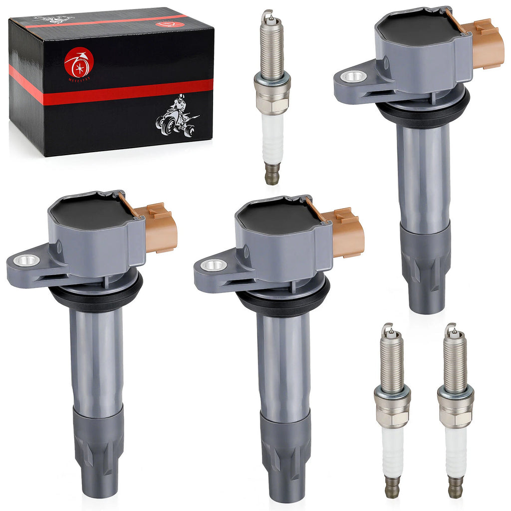 3 Pack Ignition Coil & Spark Plug for Can-Am Maverick X3 Turbo R (2017–2021)