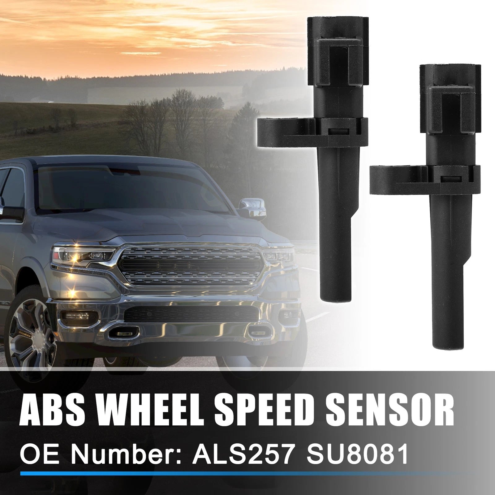 ABS Wheel Speed Sensor for Ram 1500 (ALS257, Rear Left/Right)