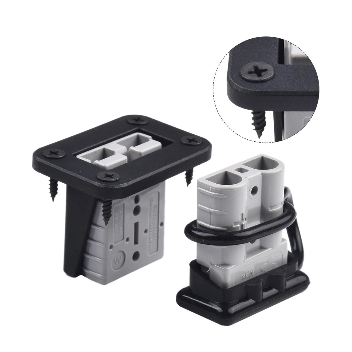 2X Battery Cable Connector Set for Boats and ATVs