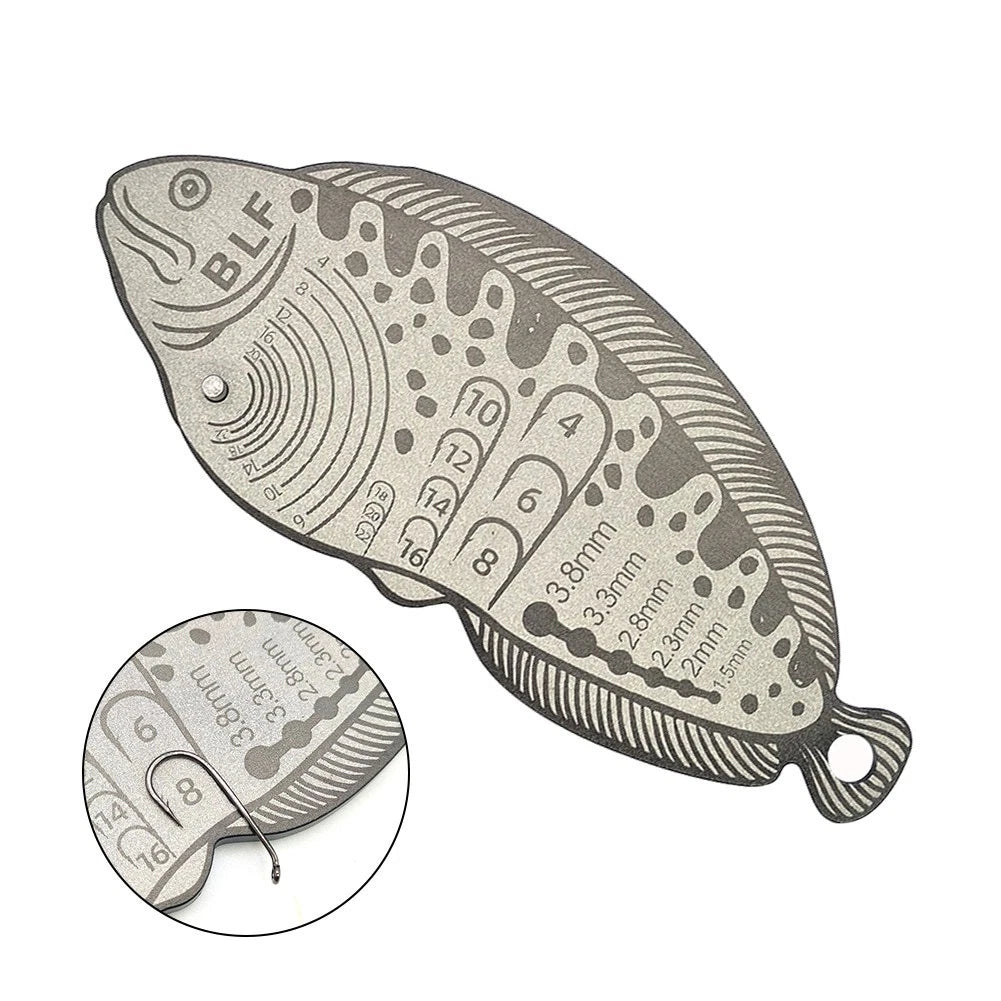 Feather Measurer Gauge for Universal Use (105mm x 42mm x 2.8mm)