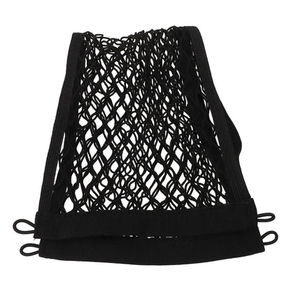 Set of 2 Pocket Storage Nets for RV (25x60cm) with Screws - Black