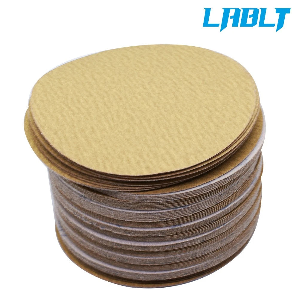 6 Inch 180 Grit Hook Loop Sanding Discs for (100 Pack)