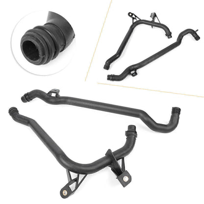 2pcs Engine Heater Inlet Water Coolant Pipes w/O-rings for BMW E46 E39 Z3 Z4 (1998–2006)