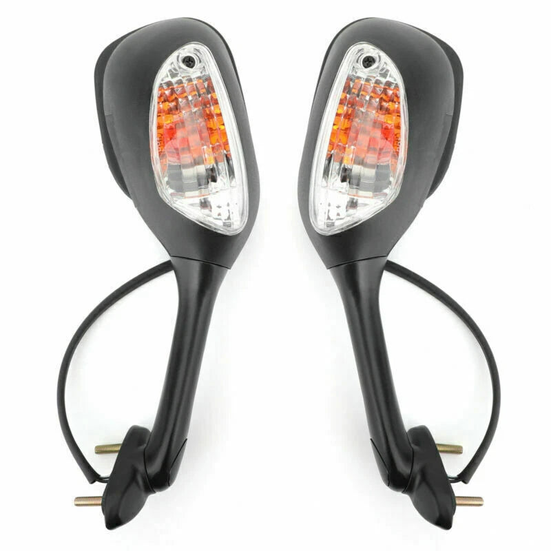 Turn Signal Mirrors for Suzuki GSXR 600 750 2006–2014 GSXR 1000 2005–2014 BLK T9