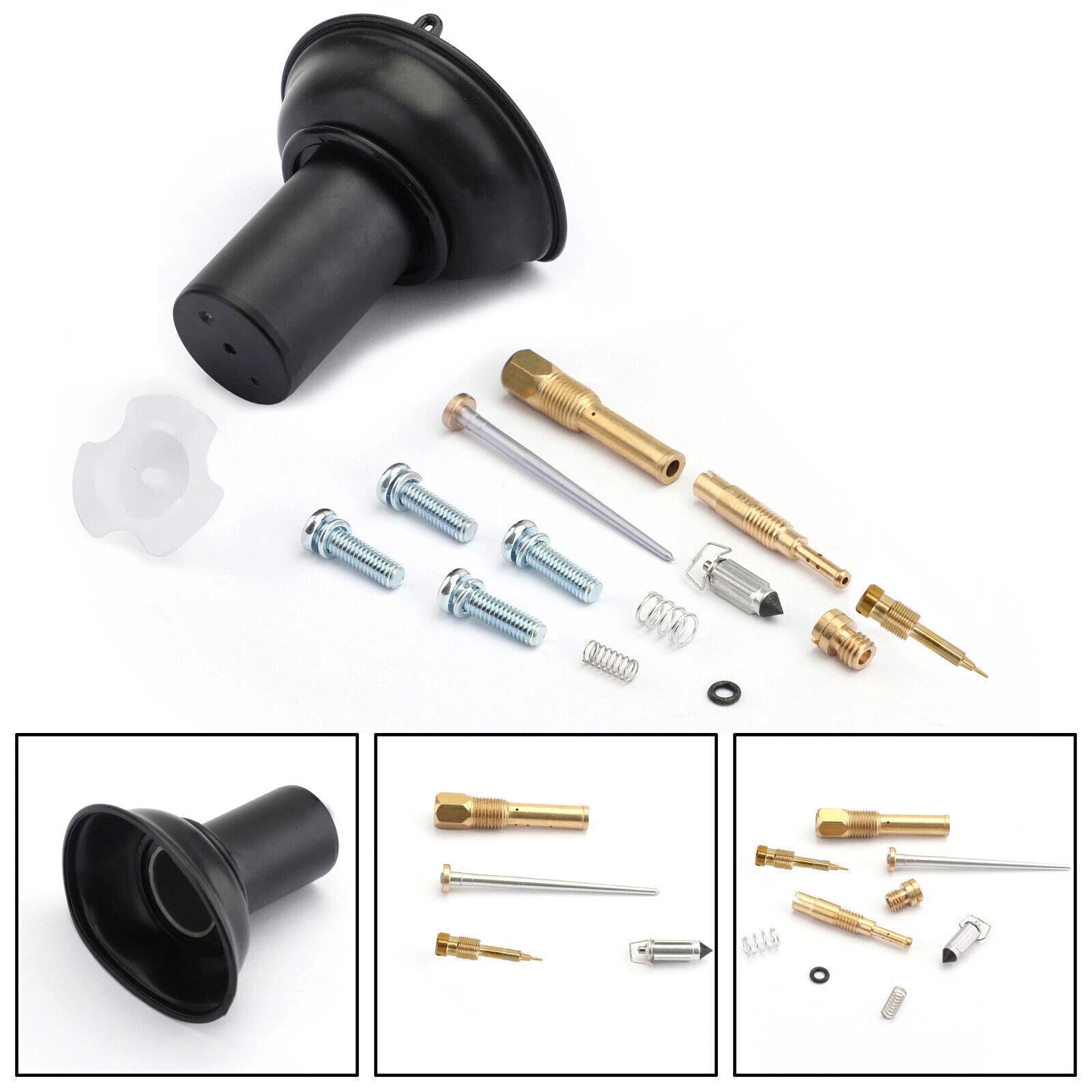 Carburetor Diaphragm Plunger Repair Kit for Honda Steed VLX400 Shadow T (1997–2000)