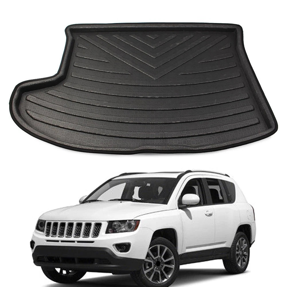 Rear Trunk Liner Cargo Tray Pad for Jeep Compass (2007–2014)