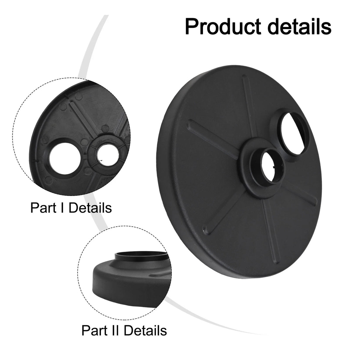 2X Lawn Mower Wheel Dust Covers for
