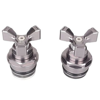 37mm Grey Fork Bolts Preload Adjuster for Kawasaki Ninja 250 (2008–2012)