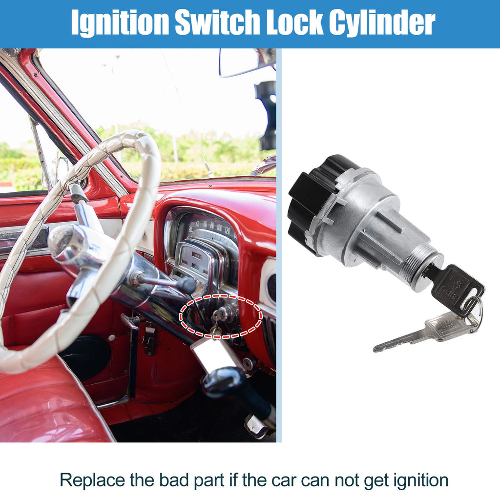 Ignition Switch Lock Cylinder Replacement for Chevrolet C60 C10 C20 C30 (1968–1987)