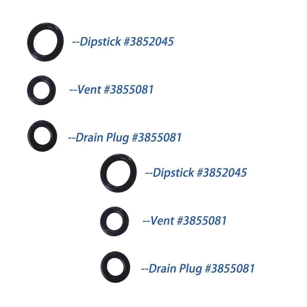 2X Gearlube O-Rings for Volvo Penta Duoprop