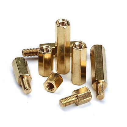 300pc M3 Brass Hex Column Standoff Spacer Screw Nut Assortment Kit