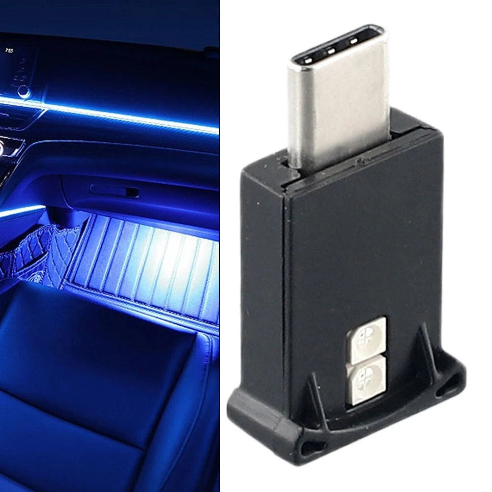 USB C Neon Ambient Light for Car Interior Illumination