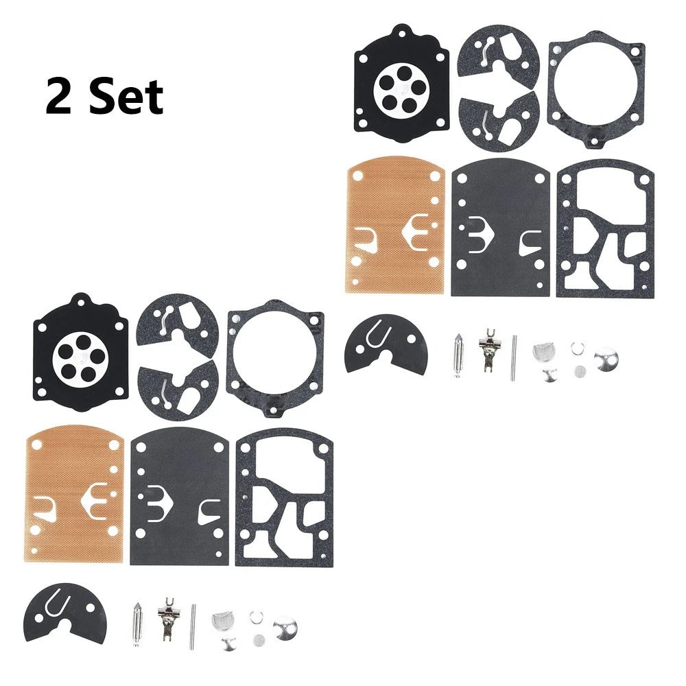 2X Carburetor Gasket Diaphragm Repair Kit for Walbro WB, WB-24, WB-25, WB-32, WB-33