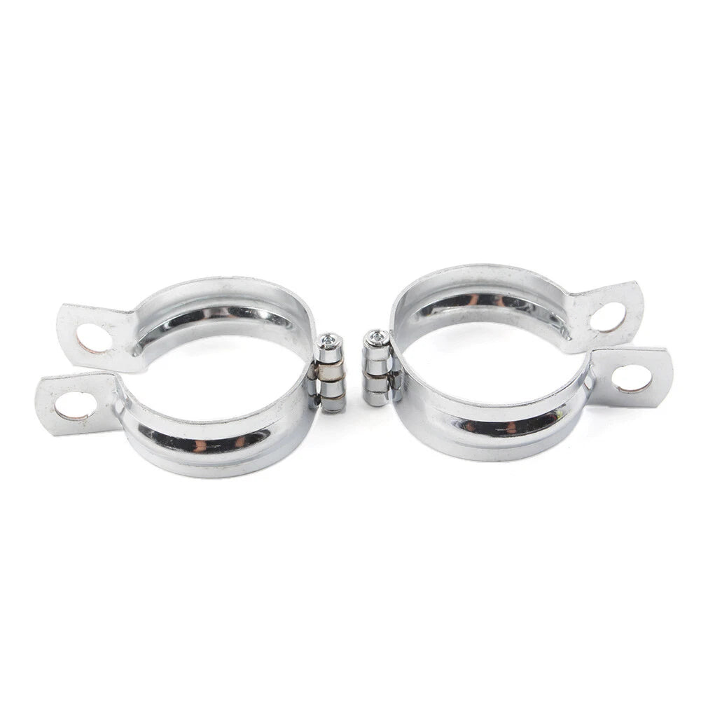 Pair Turn Signal Light Mount Bracket for Motorcycle Front Fork (42-51MM)