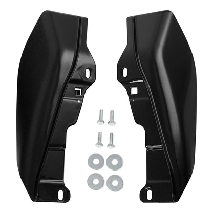 Mid Frame Air Deflectors for Harley Touring Trike (2009–2023) Black Quartz
