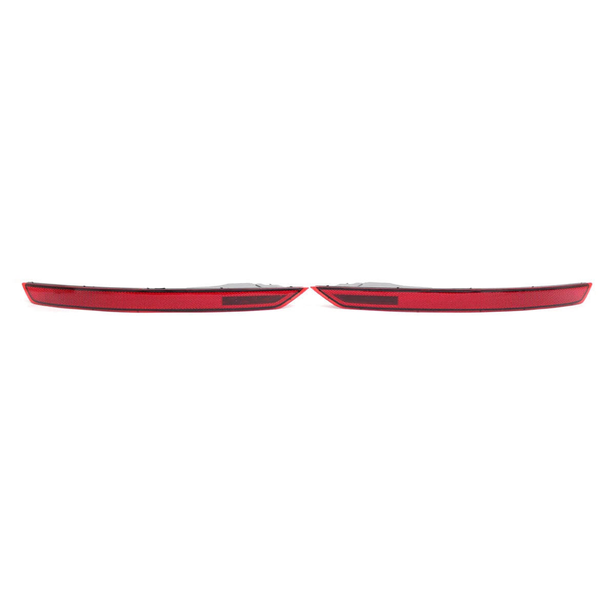 2X Rear Bumper Reflector Lamp Lens for Audi Q8 RSQ8 (2019–2022) RED