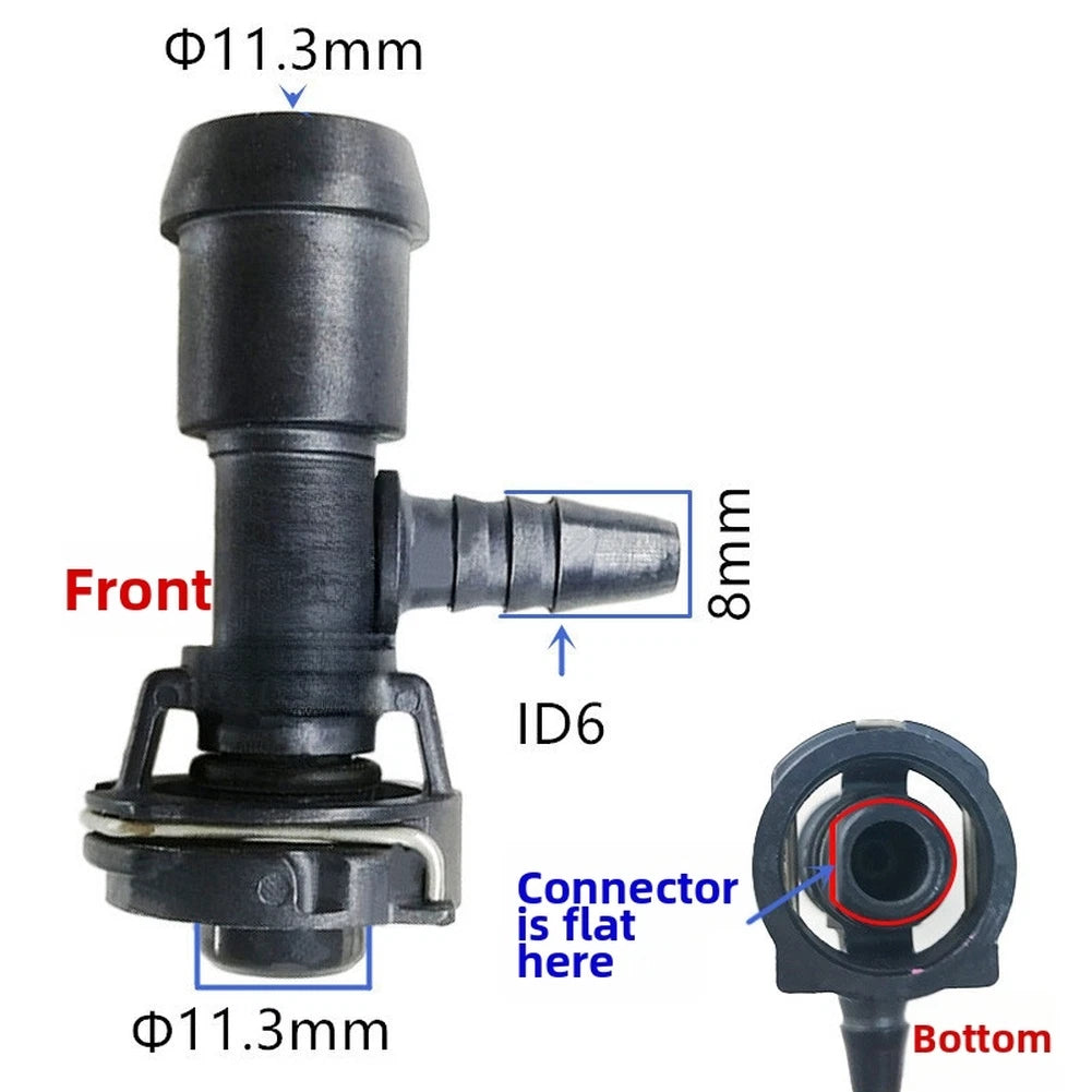 Coolant Pipe Tee Connector for Engine Temperature Control (2010–2020)