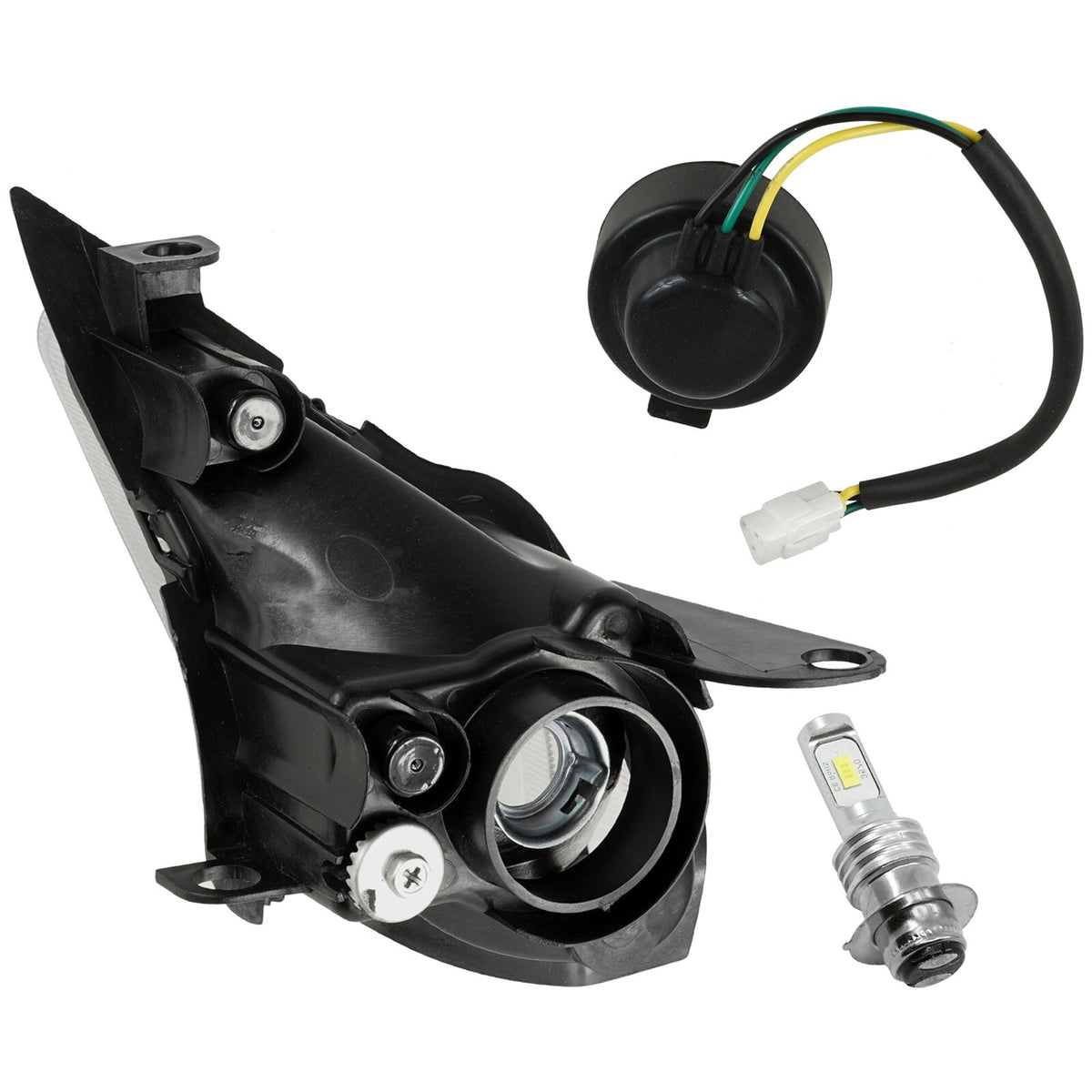 Right LED Headlight Assembly for Yamaha Wolverine 450 YFM450F (2006–2010)
