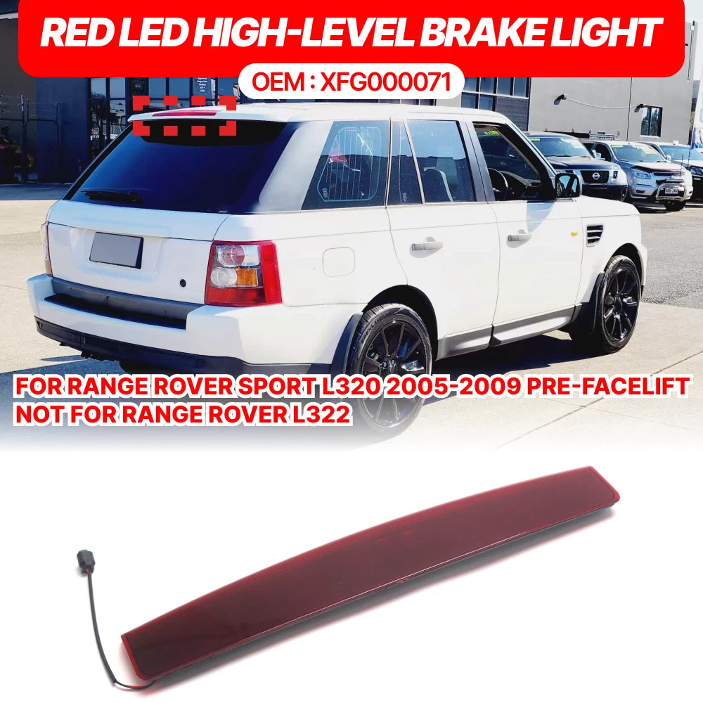 Red LED Third Brake Light for Range Rover Sport (2005–2009)