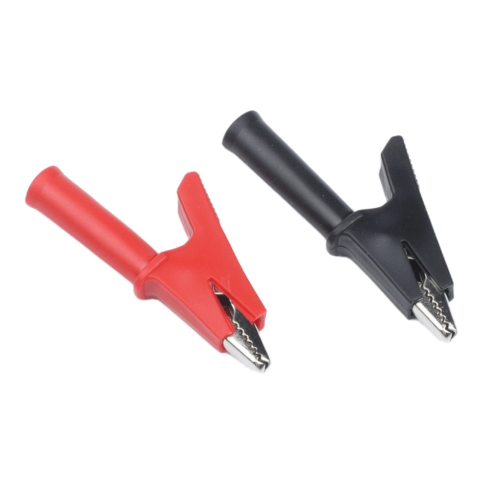 1 Pair Copper Crocodile Clips with 4mm Banana Socket for Multimeter (N/A)