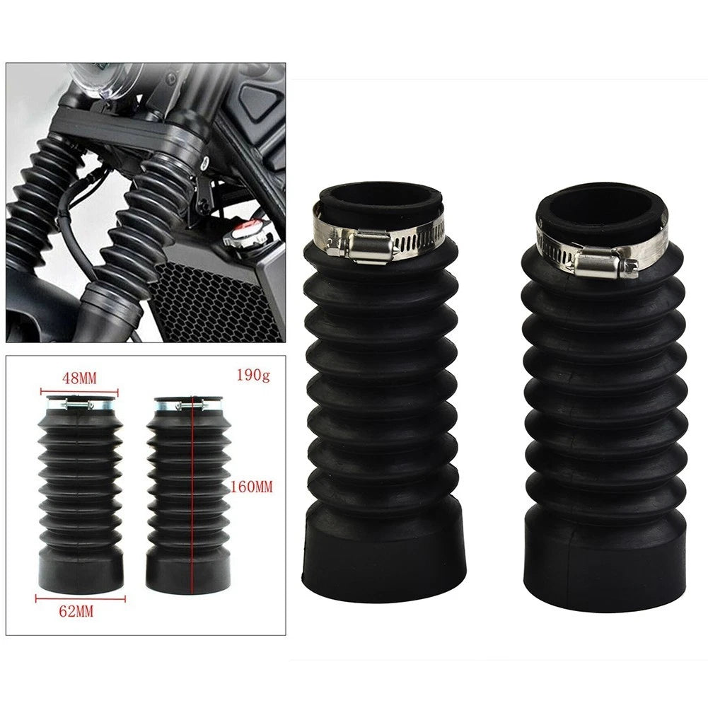 Rubber Fork Cover Gaiters for For Rebel