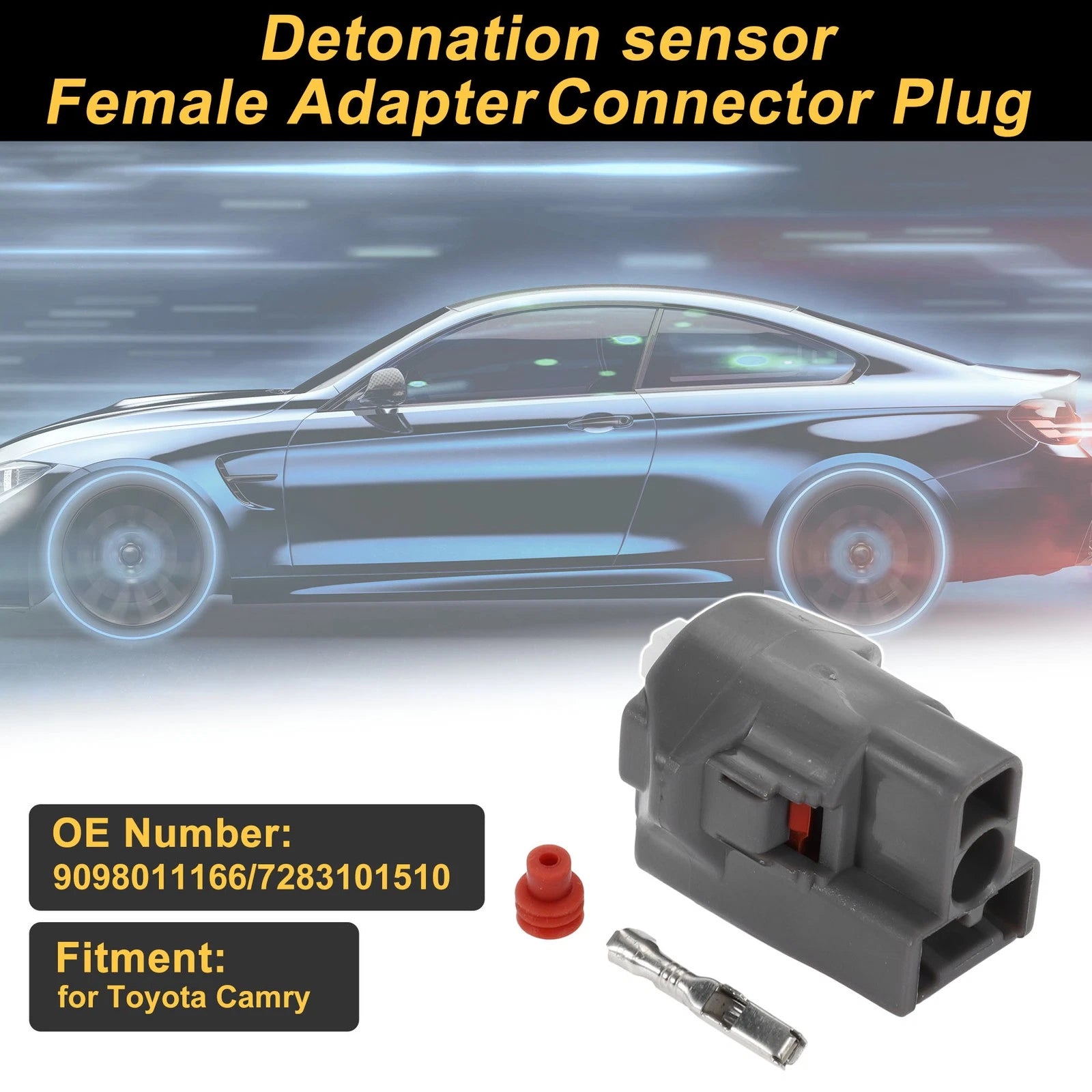 Pin Knock Sensor Connector Plug Replacement for Toyota Camry (2002–2024)