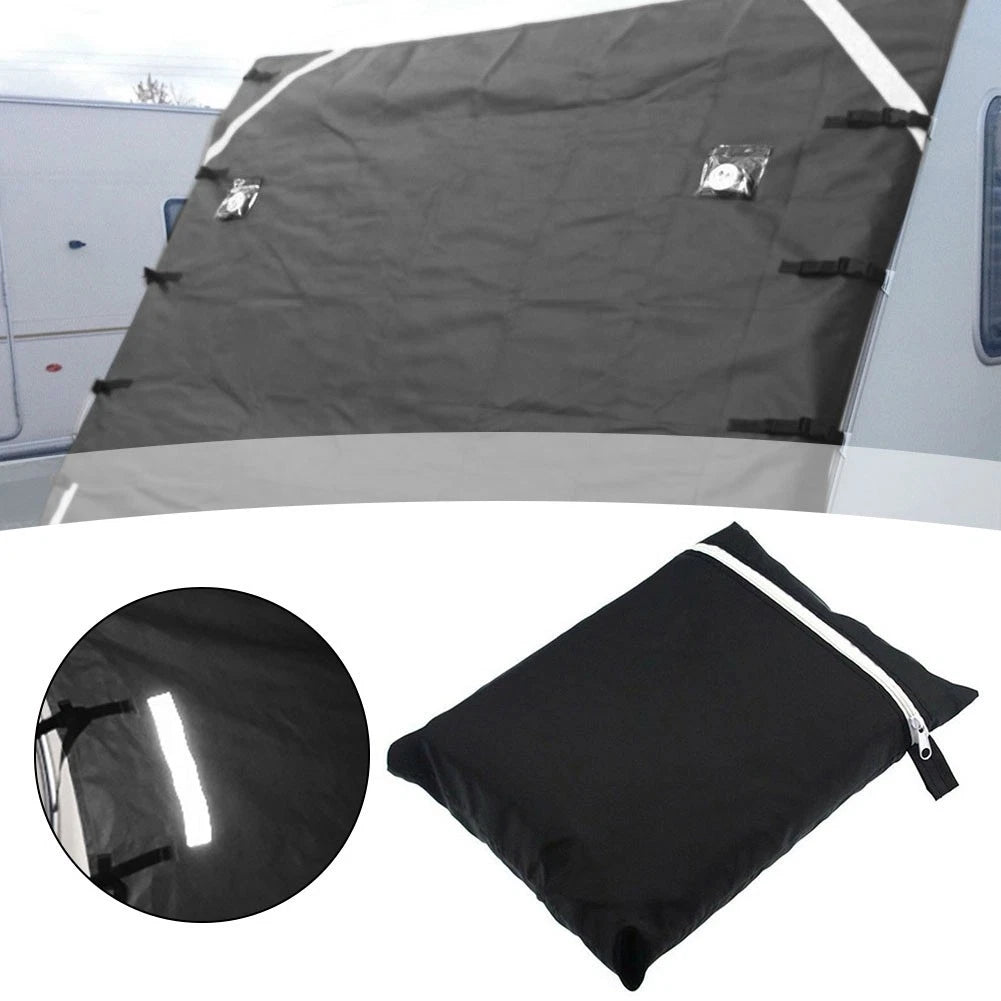 RV Front Cover with LED Lights for Enhanced Safety at Night
