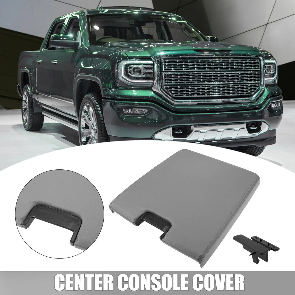 Center Console Cover Gray Replacement for Chevrolet Silverado 1500 (2007–2013)