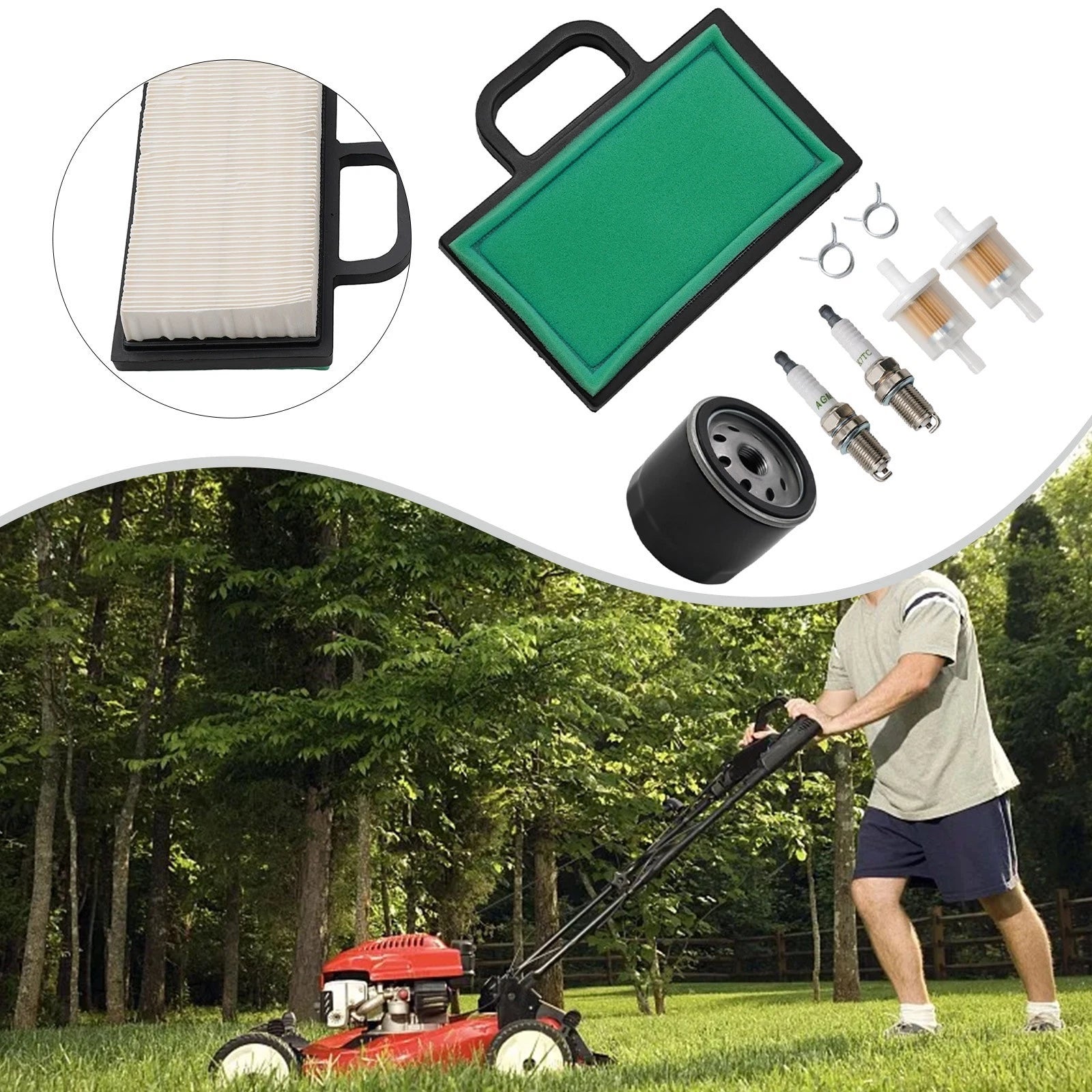 Fuel Line Clamp for Lawn Mower (Pre Filter)