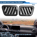 Center Console Air Vent Cover Trim Kit Dashboard Front Left Right for Jeep (2011–2018)