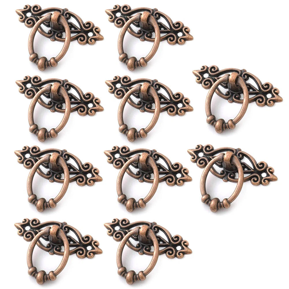 10X Zinc Alloy Cabinet Pulls for Antique Door