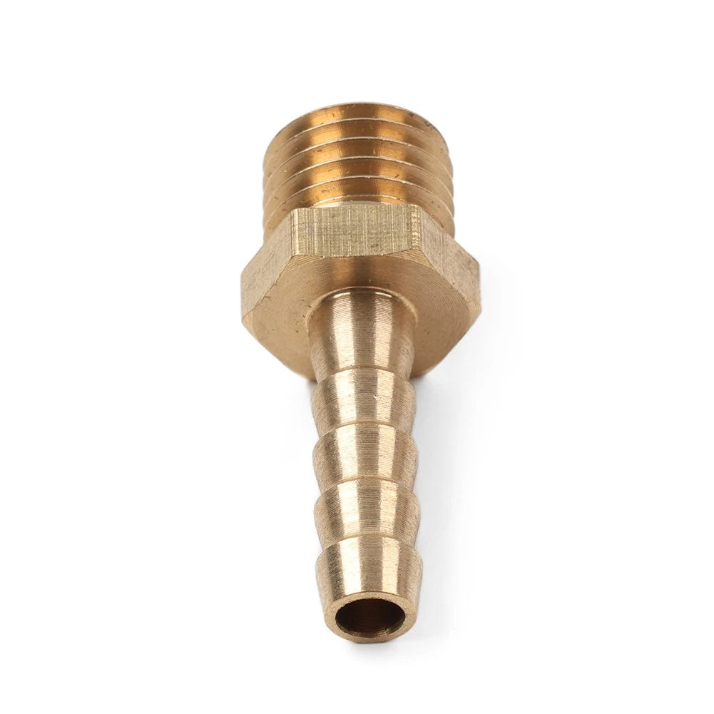 M12 Brass Male Thread to Barb 6mm Hose Fitting Adapter Connector