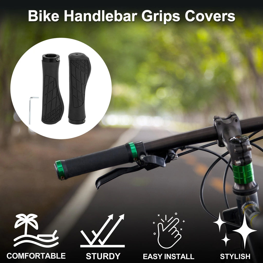Bike Handlebar Grips Set 134mm Lightweight MTB End Covers for 1 Pair