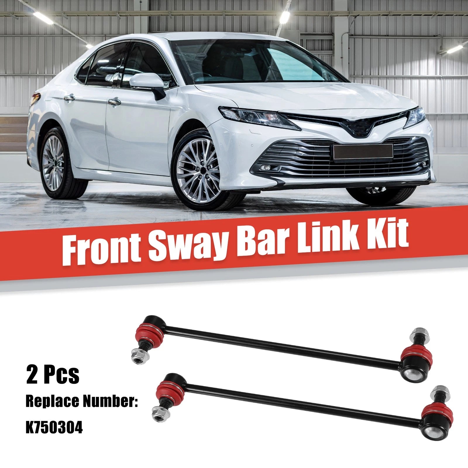 2pcs Front Stabilizer Sway Bar End Links Replacement for Toyota Camry (2012–2017)