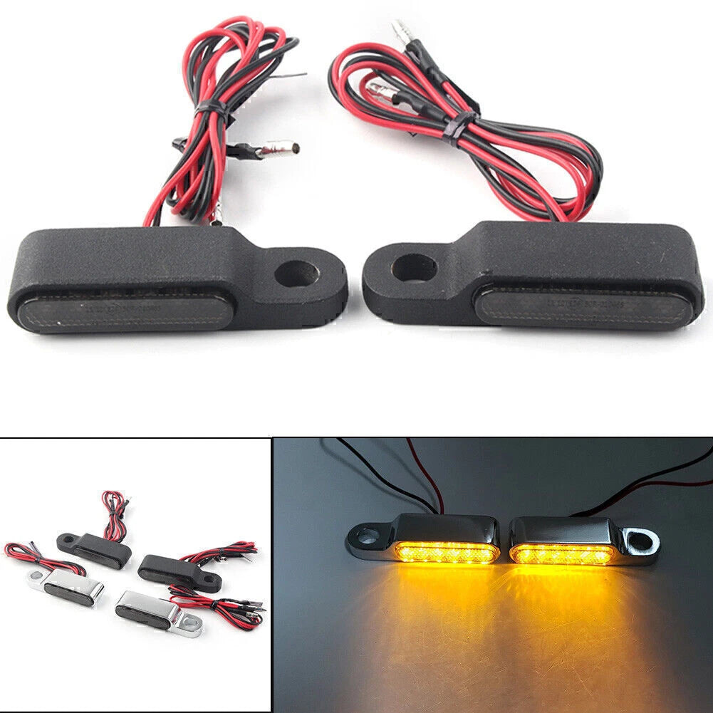 2X Mini LED Turn Signal Light for Universal Motorcycle (All Years)