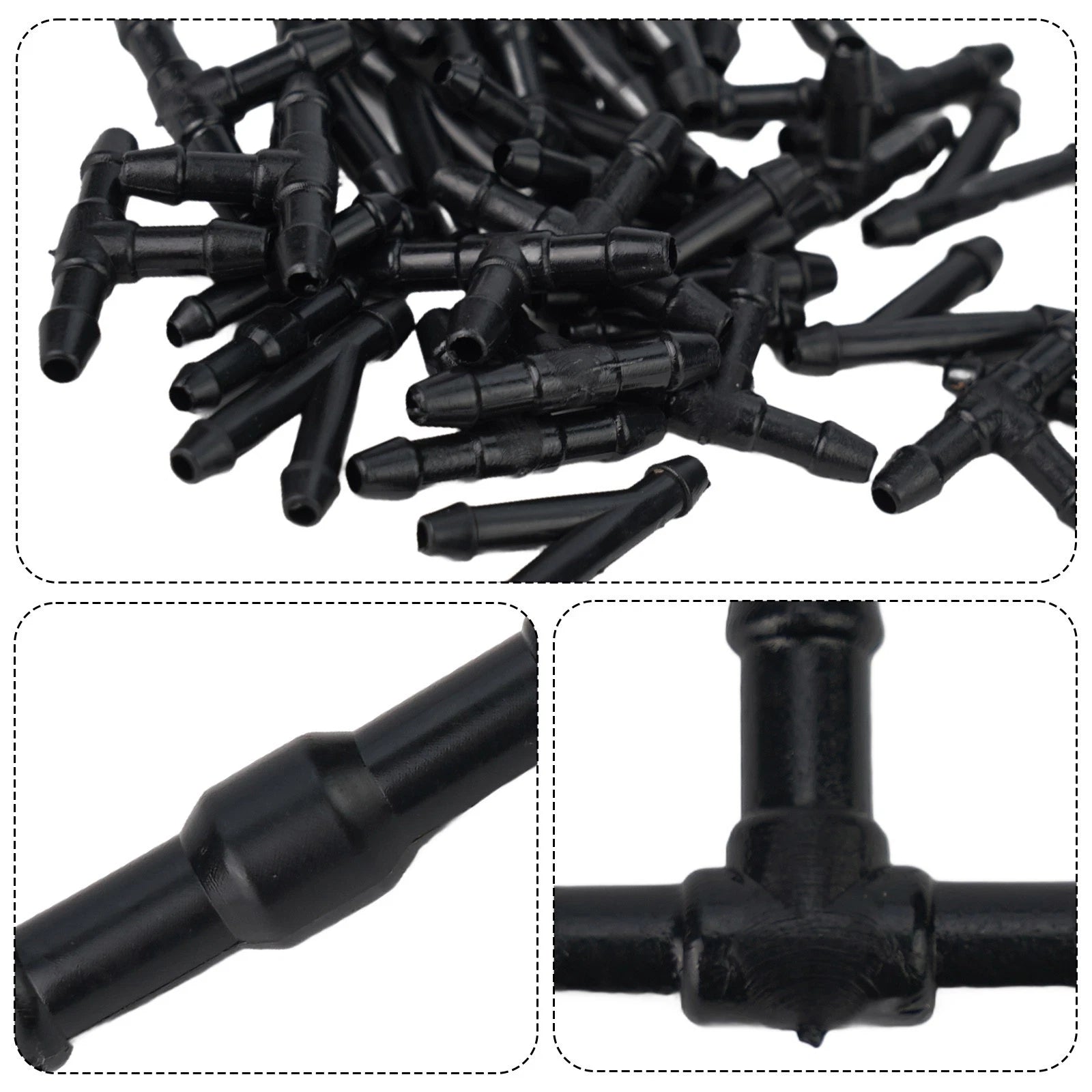 36pcs Hose Connector Wiper Joiner Nozzle Pipe for