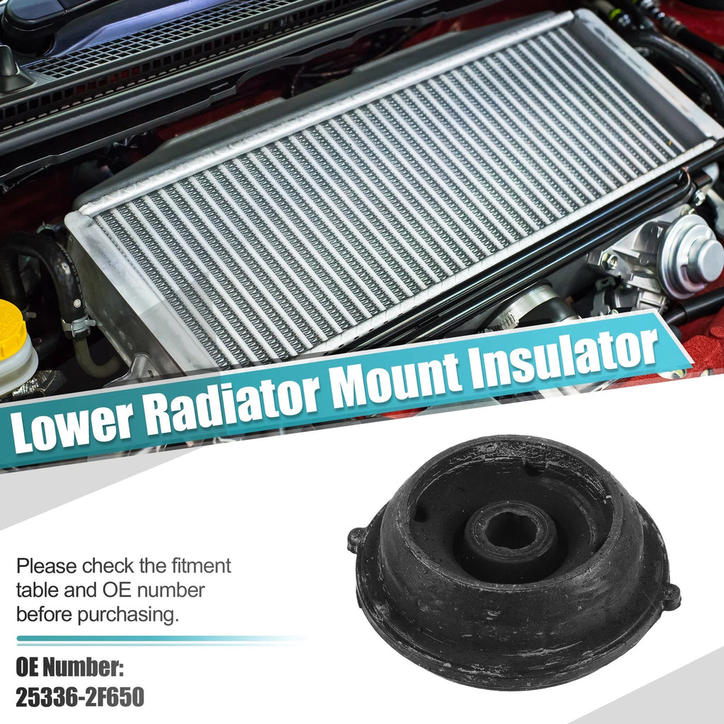 2PC Lower Radiator Mount Insulator Replacement Rubber for Hyundai Santa Fe (2021–2023)