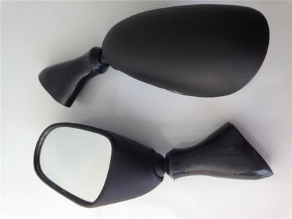Black Side Racing Mirrors for Suzuki GSX600F Katana (1998–2006)