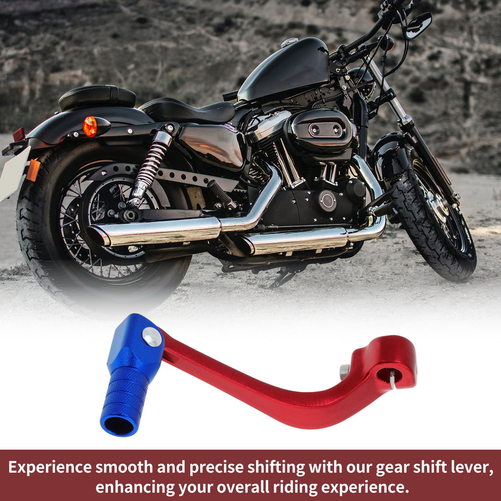 Folding Gear Shifter Lever for Honda CRF110F 2013–2018 Red Blue