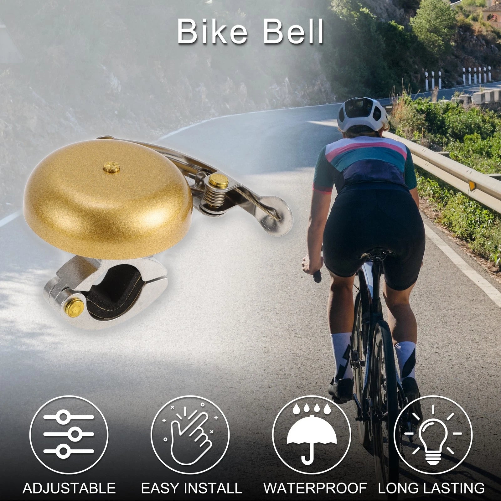 Bicycle Trigger Bell Replacement Loud Sound for Retro Cruiser (2000–2025)
