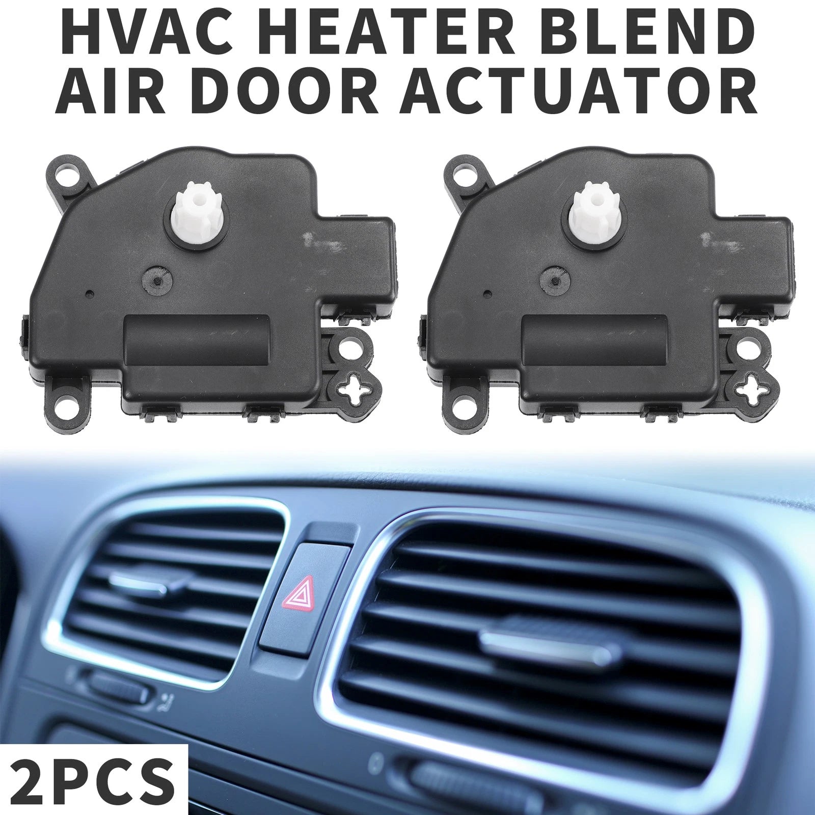 HVAC Heater Blend Door Actuator Replacement for Dodge Durango (2014–2021)